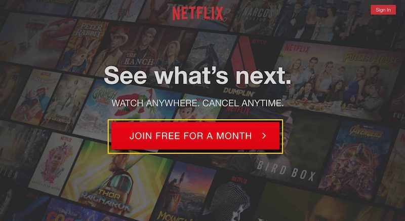 Join Netflix for free